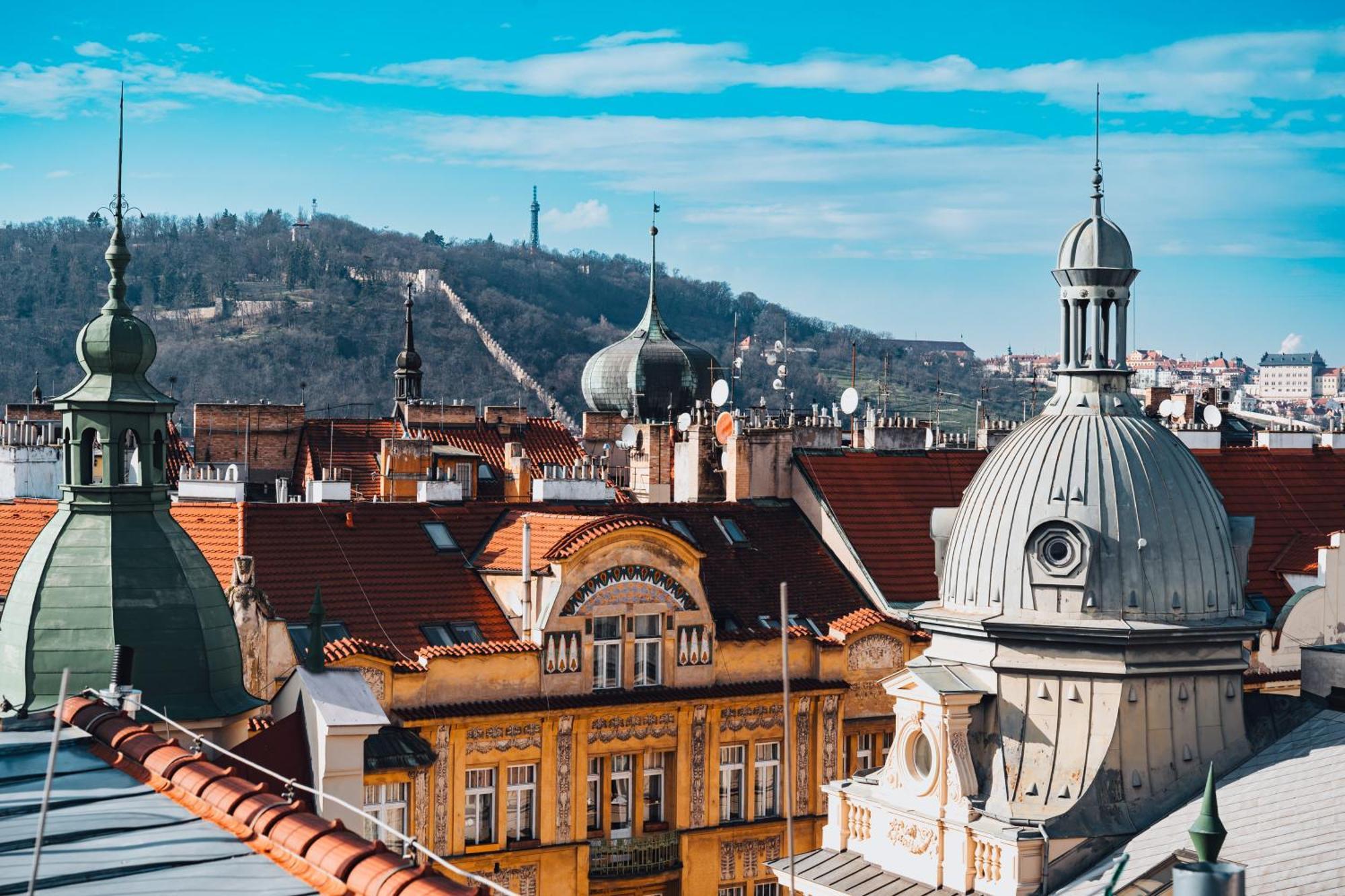 Two-Level Apart With A Terrace Near The Vltava River 프라하 외부 사진